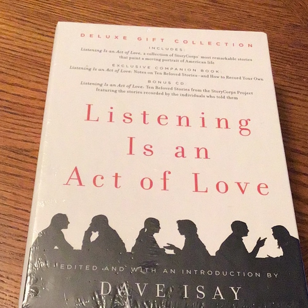 NWOT Listening is Act of Love book and cd